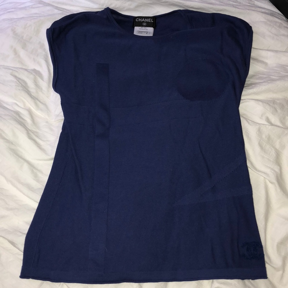 Chanel blue top